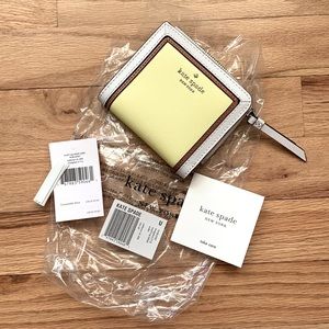 Kate Spade yellow wallet brand new